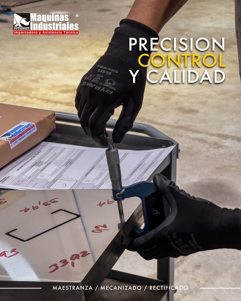 División Maestranza — Precisión, control y calidad